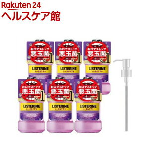 �y1��ނ�I�ׂ�z��p���X�e���� �g�[�^���P�A �|���v�t�� �P�[�X�i(1000ml×6�{)�yLISTERINE(���X�e����)�z
