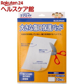 ケアエイド 大きな傷口保護パッド 滅菌(10枚入)