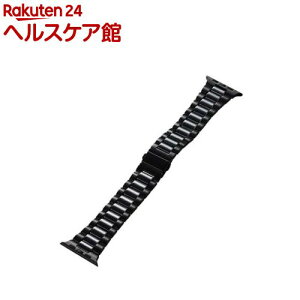 �G���R�� Apple Watch�p�Z���~�b�N�o���h 44�^42mm �u���b�N AW-44BDCE3BK(1��)�y�G���R��(ELECOM)�z