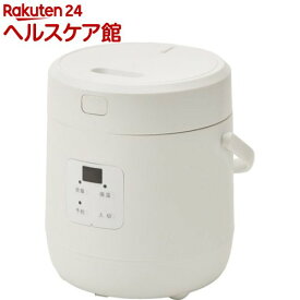 アルコレ ミニ炊飯器 ホワイト ARC-T1511／W(1台)【アルコレ(AL COLLE)】