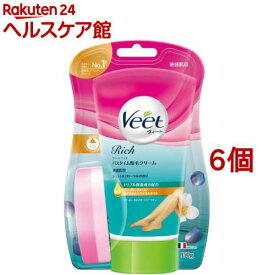 ヴィート リッチ Veet Rich バスタイム除毛クリーム 敏感肌用(150g*6個セット)【ヴィート】