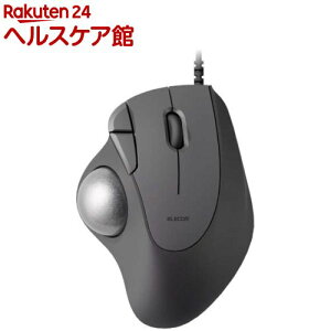 エレコム トラックボール マウス 有線 5ボタン ベアリングユニット IST ブラック(1個)