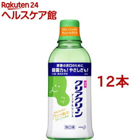 クリアクリーン デンタルリンス ライトミント(600ml*12本セット)【クリアクリーン】