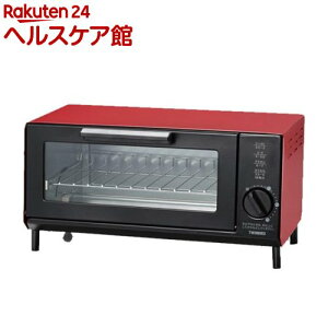 ツインバード ロースタイルオーブントースター 2枚焼き対応 TS-4034R レッド(1台)【ツインバード(TWINBIRD)】