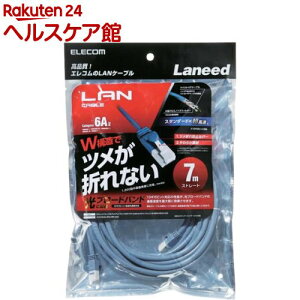 GR LANP[u Cat6A c܂Ȃ 7m u[ LD-GPAT^BU70(1{)yGR(ELECOM)z