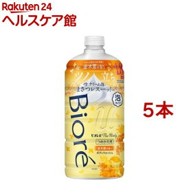 ビオレu ザ ボディ 泡タイプ 金木犀の香り つめかえ用(780ml*5本セット)【ビオレU(ビオレユー)】