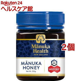 正規輸入品 マヌカヘルス MGO263+ UMF10+ マヌカハニー(250g*2個セット)【マヌカヘルス】