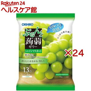 ぷるんと蒟蒻ゼリー シャインマスカット(6個入×24セット(1個20g))