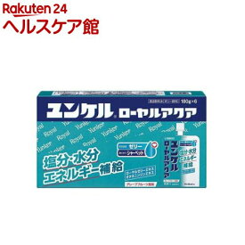 ユンケルローヤルアクア(180ml*6個入)【ユンケル】[水分・塩分補給 エネルギー補給 熱中症対策 脱水対策]