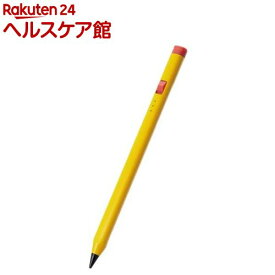 エレコム iPad用 タッチペン スタイラスペン 充電式 握りやすい三角形 イエロー(1個)【エレコム(ELECOM)】