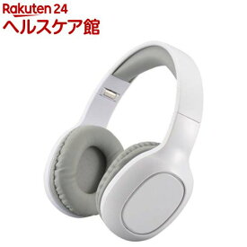 AudioComm Bluetoothステレオヘッドホン ホワイト(1個)【OHM】