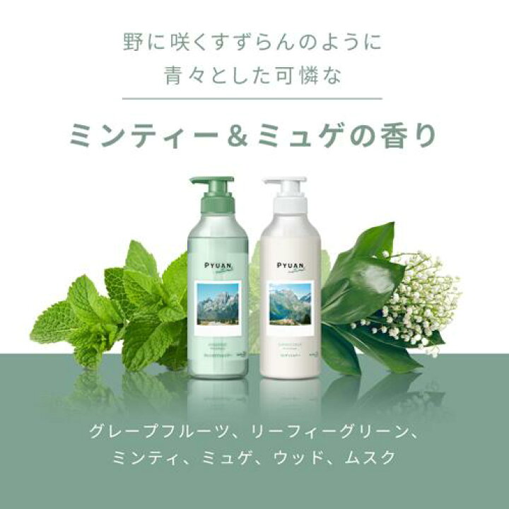 楽天 Pyuan ピュアン メリットピュアン ナチュラル Natural ミンティーミュゲの香り ポンプペア シャンプー 425ml コンディ Www Dreamhomerealestate Al
