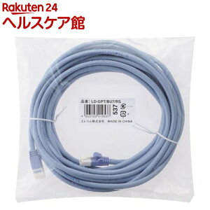 �G���R�� LAN�P�[�u�� Cat6 �c�����܂�Ȃ� 7m �u���[ LD-GPT�^BU7�^RS(1�{)�y�G���R��(ELECOM)�z