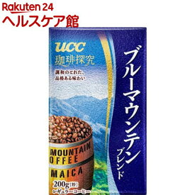 UCC 珈琲探究 ブルーマウンテンブレンド レギュラーコーヒー 粉(200g)【珈琲探究】