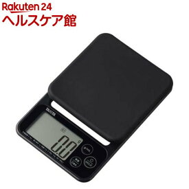 タニタ デジタルクッキングスケール ブラック KJ-222-BK(1台)【タニタ(TANITA)】[計量器 2kg 0.1gキッチン 壁掛け収納]
