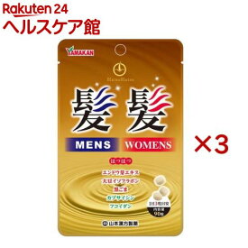 山本漢方 髪髪粒(90粒入×3セット)【山本漢方】