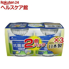 抗菌綿棒(2個パック×3セット(1パック200本入))【spts0】【slide_e3】