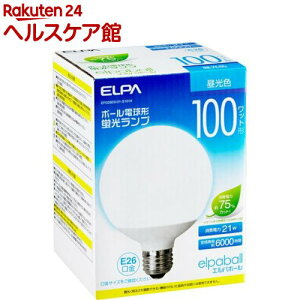 �G���p(ELPA) �d���`�u���� �{�[�����` 100W�` �����F E26 EFG25ED�^21-G101H(1�R��)�y�G���p(ELPA)�z