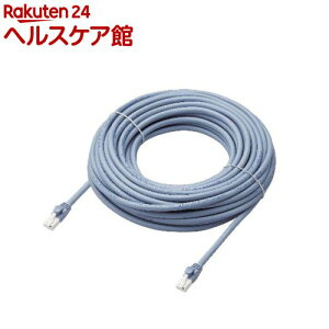 �G���R�� LAN�P�[�u�� Cat6A 15m �u���[ LD-GPAT�^BU15�^RS(1�{)�y�G���R��(ELECOM)�z