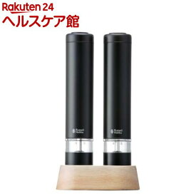 ラッセル・ホブス 電動ミル ソルト＆ペッパー ミニ ブラック 7933JP-BK(1セット)【ラッセル・ホブス(Russell Hobbs)】