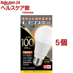  LEDd ʓd` A`E26 S220x 100W` dF LDA11L-G^100V1E(5Zbg)y(TOSHIBA)z