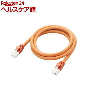 GR LANP[u CAT6A 1m  10Gbps Xg[g ܐ܂h~ IW(1)yGR(ELECOM)z