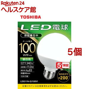  LEDd {[d` G`E26 Lz200x 100W` F LDG11N-G^100V1(5Zbg)y(TOSHIBA)z