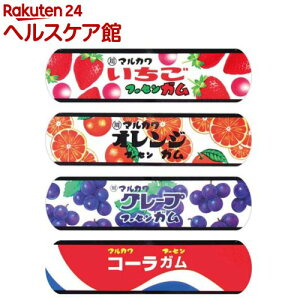 絆創膏 お菓子絆創膏 丸川製菓 フーセンガム Mサイズ 約7.2×1.9cm SIB004(12枚入×2セット)【お菓子絆創膏】