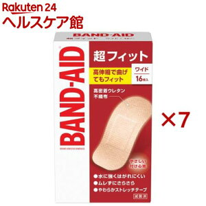 �o���h�G�C�h ���t�B�b�g ���C�h(16����×7�Z�b�g)�y�o���h�G�C�h(BAND-AID)�z