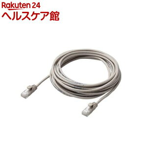 ���炩LAN�P�[�u�� CAT5E 5m ���C�g�O���[ LD-CTY�^LG5(1��)�y�G���R��(ELECOM)�z