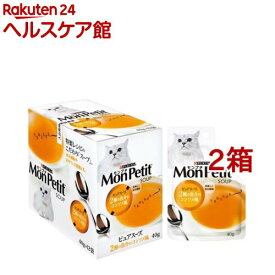 モンプチ ピュアスープ 2種の魚介のコンソメ風(40g*12袋セット*2箱セット)【モンプチ】