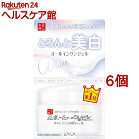 サナ なめらか本舗 とろんと濃ジェル 薬用美白 N(100g*6個セット)【なめらか本舗】