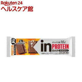 森永 inバー プロテイン ザクザクチョコ(12本)【inバー】[森永製菓 プロテインバー タンパク質 クランチチョコ]