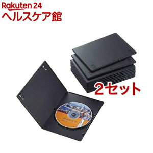 �G���R�� �X����DVD�g�[���P�[�X CCD-DVDS03BK(10��*2�Z�b�g)�y�G���R��(ELECOM)�z