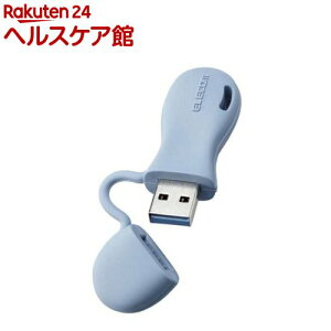 �G���R�� USB������ 32GB USB-A ��̌^�L���b�v �X�g���b�v�z�[���t �u���[(1��)�y�G���R��(ELECOM)�z