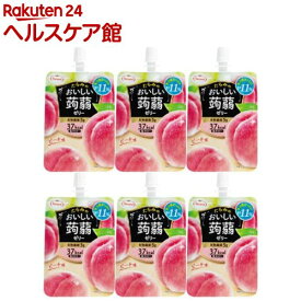 たらみ おいしい蒟蒻ゼリー ピーチ味(150g*6コ入)【たらみ】[こんにゃくゼリー 食物繊維 低カロリー ゼリー飲料]