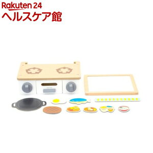 ウッディ プッティ はじめてのおままごと コンパクトキッチン G05-1213(1セット)【ウッディ プッディ】