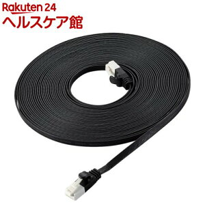 GR LANP[u Cat6A c܂Ȃ tbg 10m ubN LD-GFAT^BK100(1{)yGR(ELECOM)z