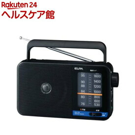 エルパ(ELPA) AM／FMポータブルラジオ ER-H100(1台)【エルパ(ELPA)】
