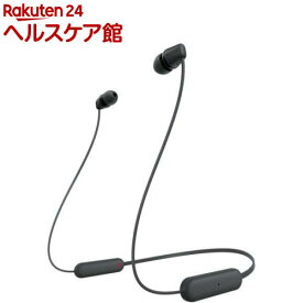 ソニー ワイヤレスステレオヘッドセット WI-C100 BZ ブラック(1個)【SONY(ソニー)】