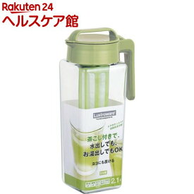 ピッチャー 冷水筒 タテヨコ・茶こし付スクエアピッチャー 2.1リットル MC K-1298(1コ)
