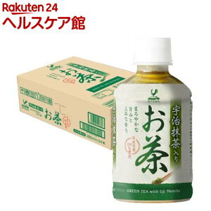 神戸居留地 宇治抹茶入り 緑茶 PET 国産茶葉100%(280ml*24本入)【神戸居留地】