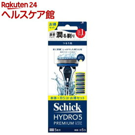 シック ハイドロ5プレミアム つるり肌へ コンボパック 本体+刃5個付(1セット)【シック】