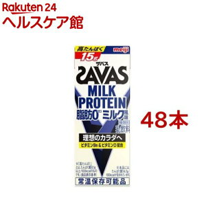���� �U�o�X �~���N�v���e�C�� MILK PROTEIN ���b0 �~���N����(200ml*48�{�Z�b�g)�y�U�o�X �~���N�v���e�C���z