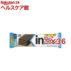 森永製菓 inバー ジュニアプロテイン ココア(12本入×3セット)【inバー】