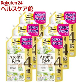 ソフラン アロマリッチ エリー つめかえ用 ウルトラジャンボ(1600ml*6袋セット)【ソフラン アロマリッチ】