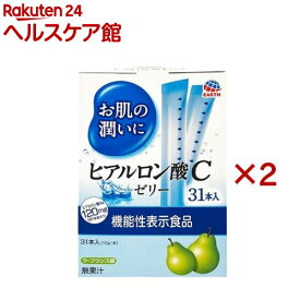 お肌の潤いにヒアルロン酸Cゼリー ラ・フランス味 スティック(31本入×2セット(1本10g))