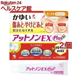 【第2類医薬品】アットノンEXプラス(10g*2個セット)【アットノン】[傷あと やけどあと ヘパリン類似物質 かゆみ止め]