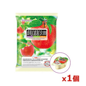 マンナンライフ 蒟蒻畑 りんご味 25g x10個入り x1個(こんにゃくゼリー おやつ デザート)