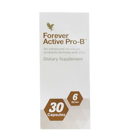 フォーエバー アクティブ プロB 30カプセル入(6種の乳酸菌とビフィズス菌)[FLP][Forever Living Products][サプリメント]